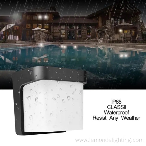 Square Outdoor Pir Motion Sensor Wall Light